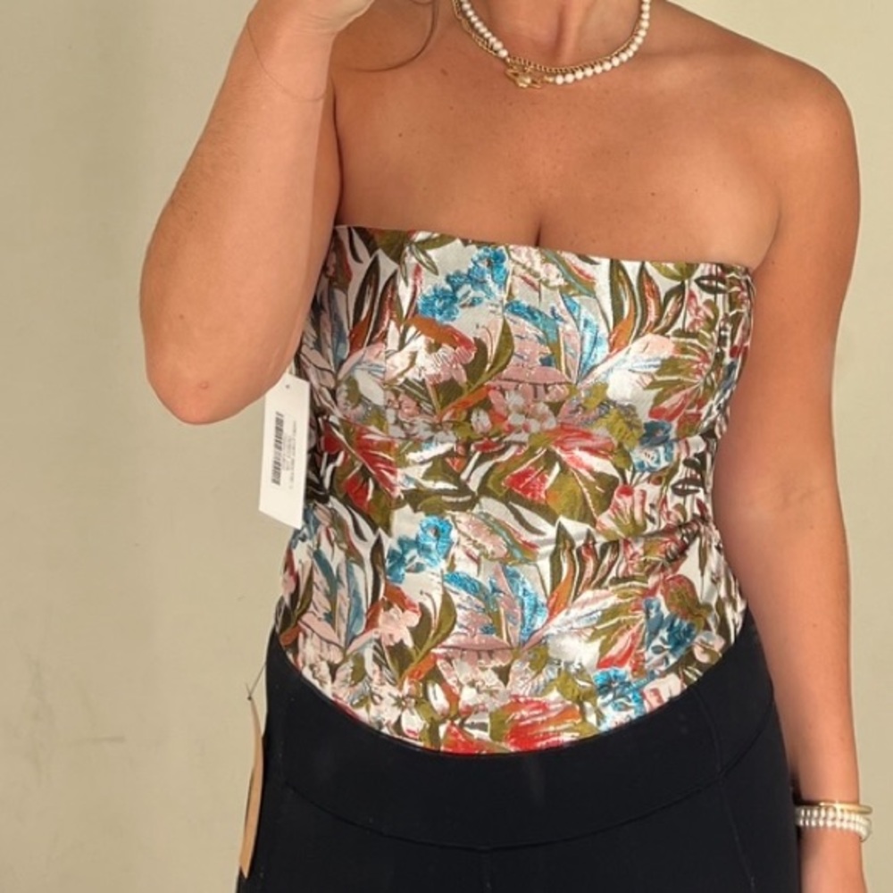 Reformation strapless top. Giorgia top